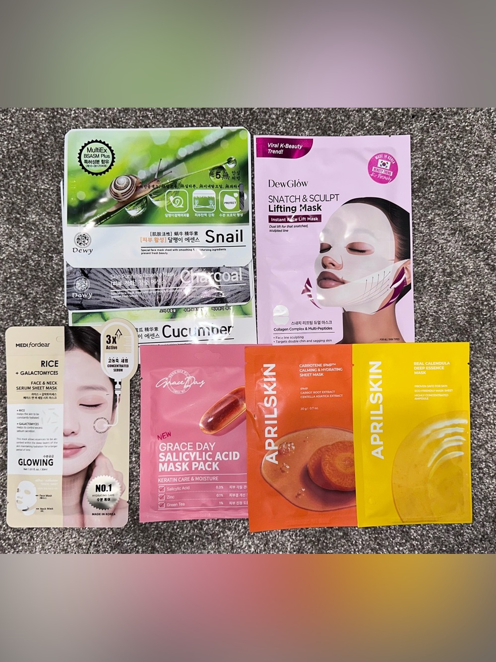 K-Beauty Haul! 8 Korean Sheet Face Masks ✅